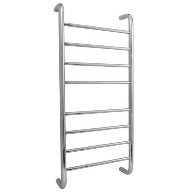 LaLoo Canada 8 Bar Towel Ladder - Round Bar - Polished Stainless