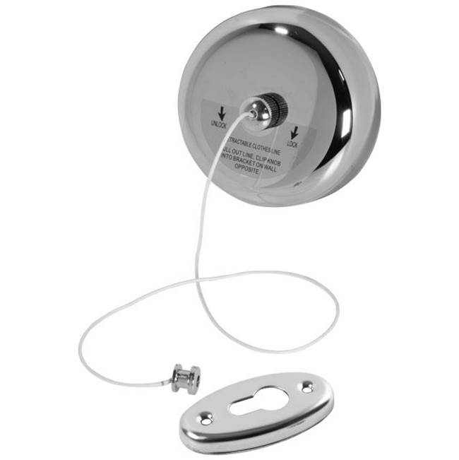 LaLoo Canada Shower Retractable Wash Line - Chrome