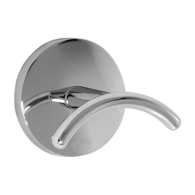 LaLoo Canada Classic-R Double Inverted Robe Hook - Chrome