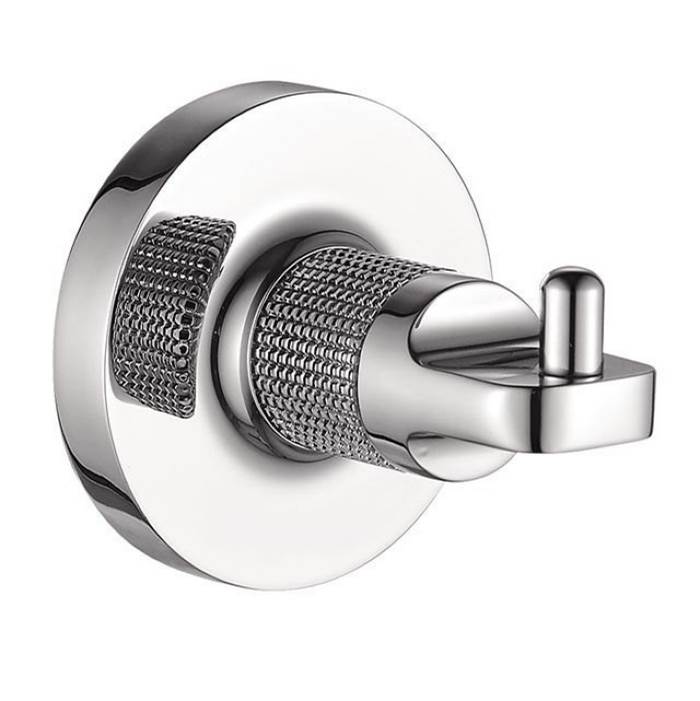 LaLoo Canada Draft Robe Hook - Chrome with Matte Black