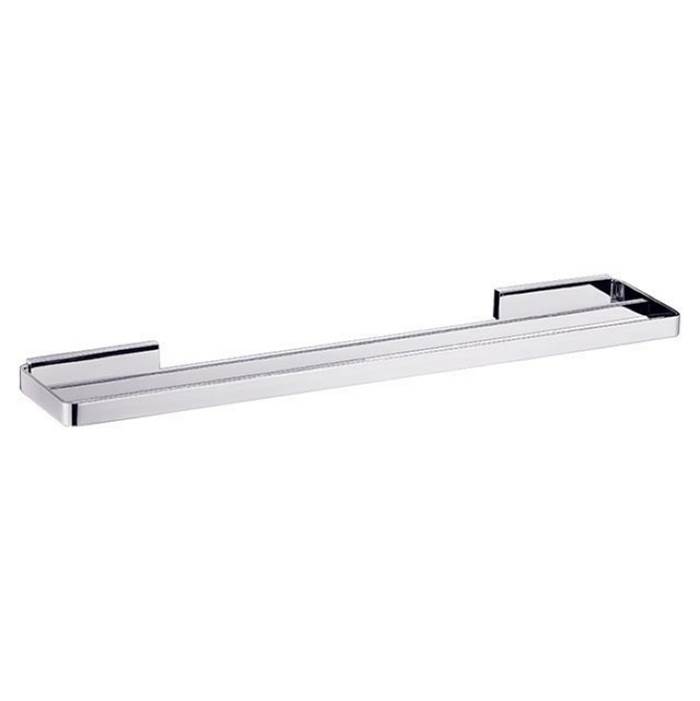 LaLoo Canada Lincoln Extended Double Towel Bar - White Frost