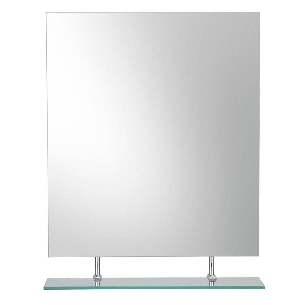 LaLoo Canada Melanie Mirror with Single Hanging Bottom Shelf - Vertical Orientation