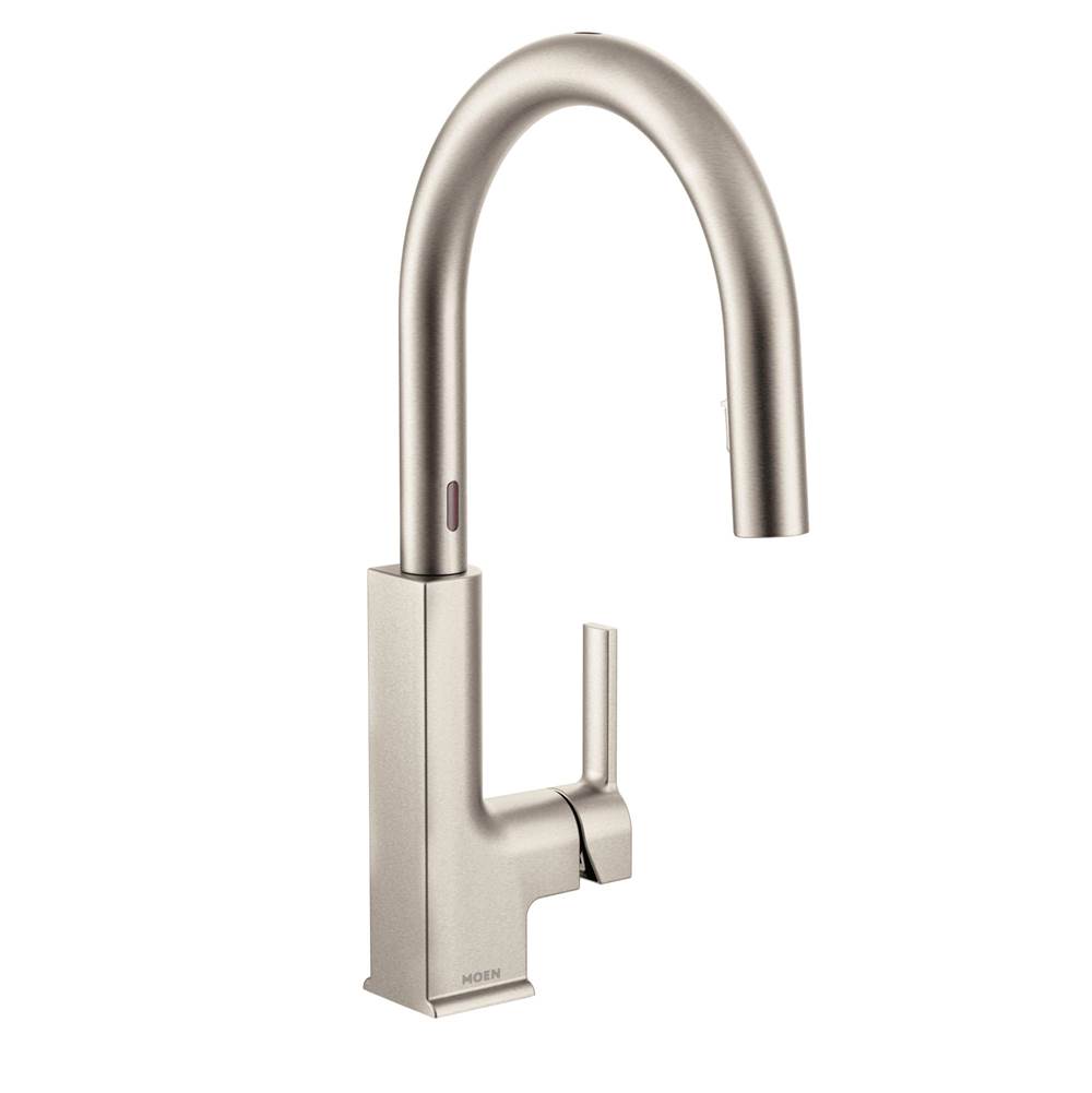 Moen Canada STo Single-Handle Pull-Down Sprayer Touchless Kitchen Faucet with MotionSense in Spot Resist Stainless