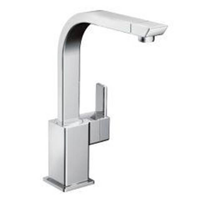 Moen Canada 90 Degree Chrome One-Handle High Arc Kitchen Faucet