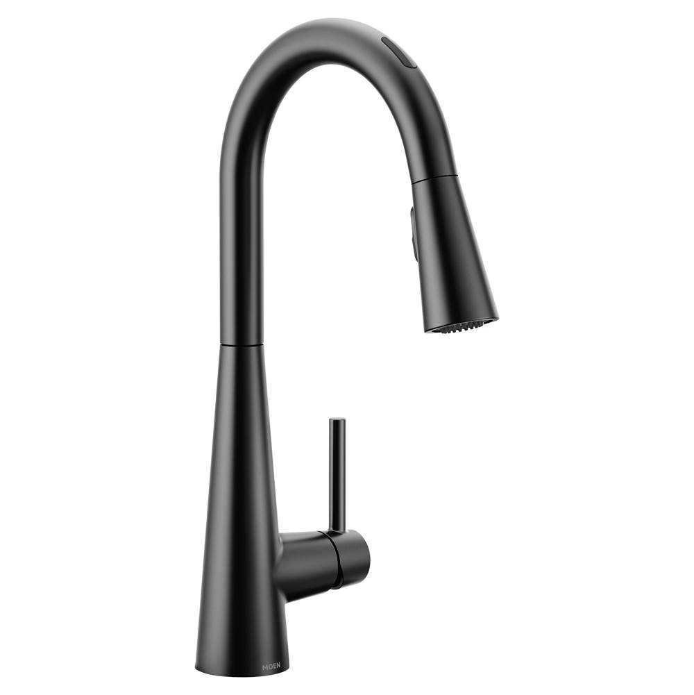 Moen Canada Sleek Matte Black One-Handle High Arc Pulldown Kitchen Faucet