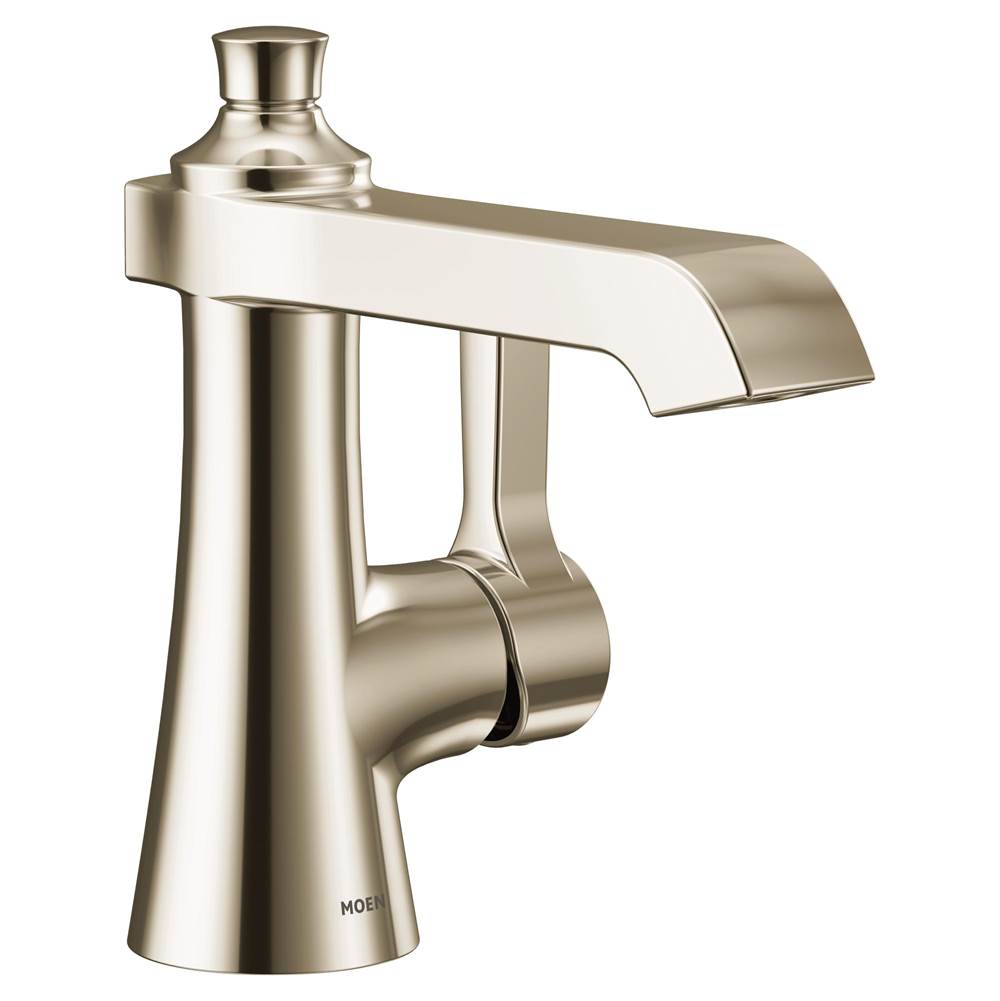 Moen Canada Flara Polished Nickel One-Handle High Arc Bathroom Faucet