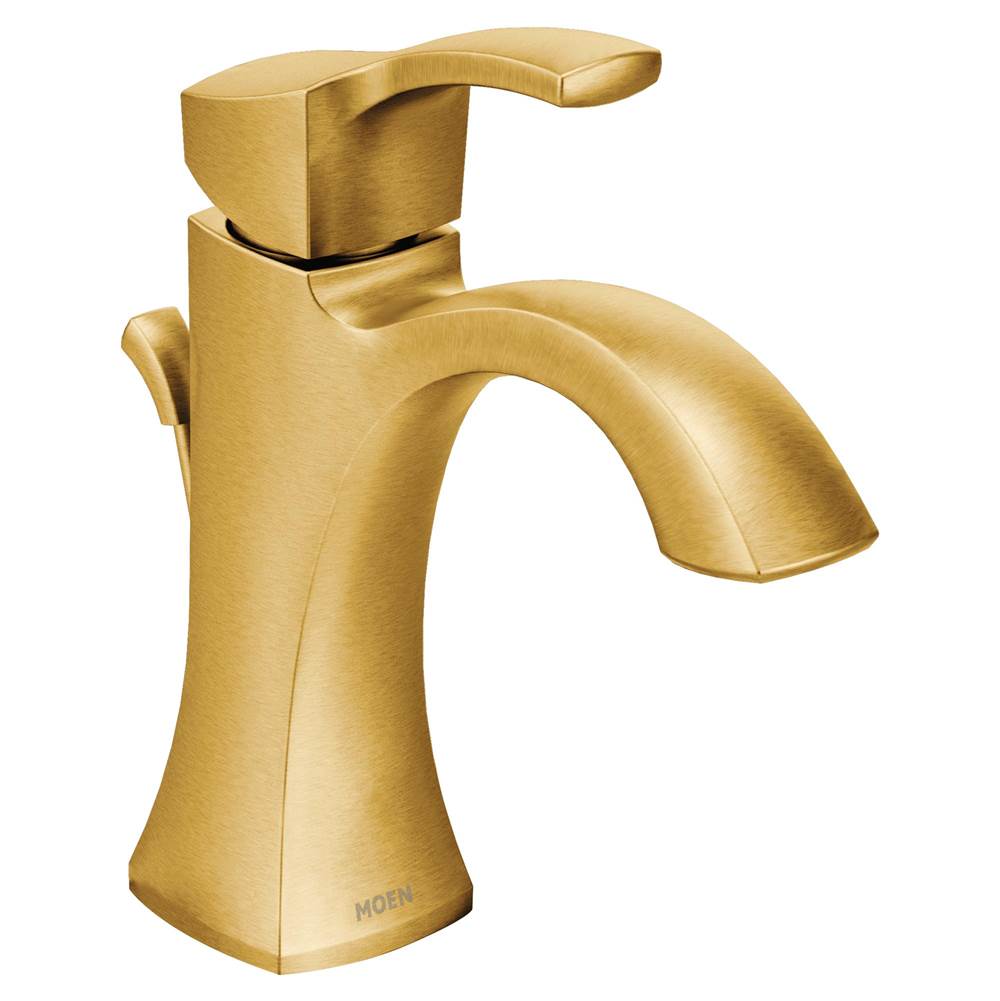 Moen Canada Voss Brushed Gold One-Handle High Arc Bathroom Faucet