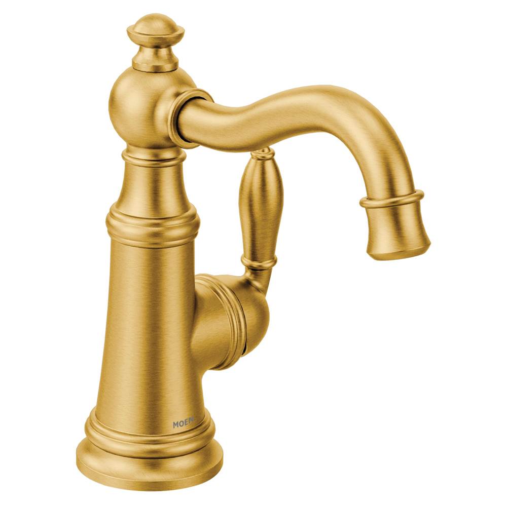 Moen Canada Weymouth Brushed Gold One-Handle High Arc Kitchen Faucet
