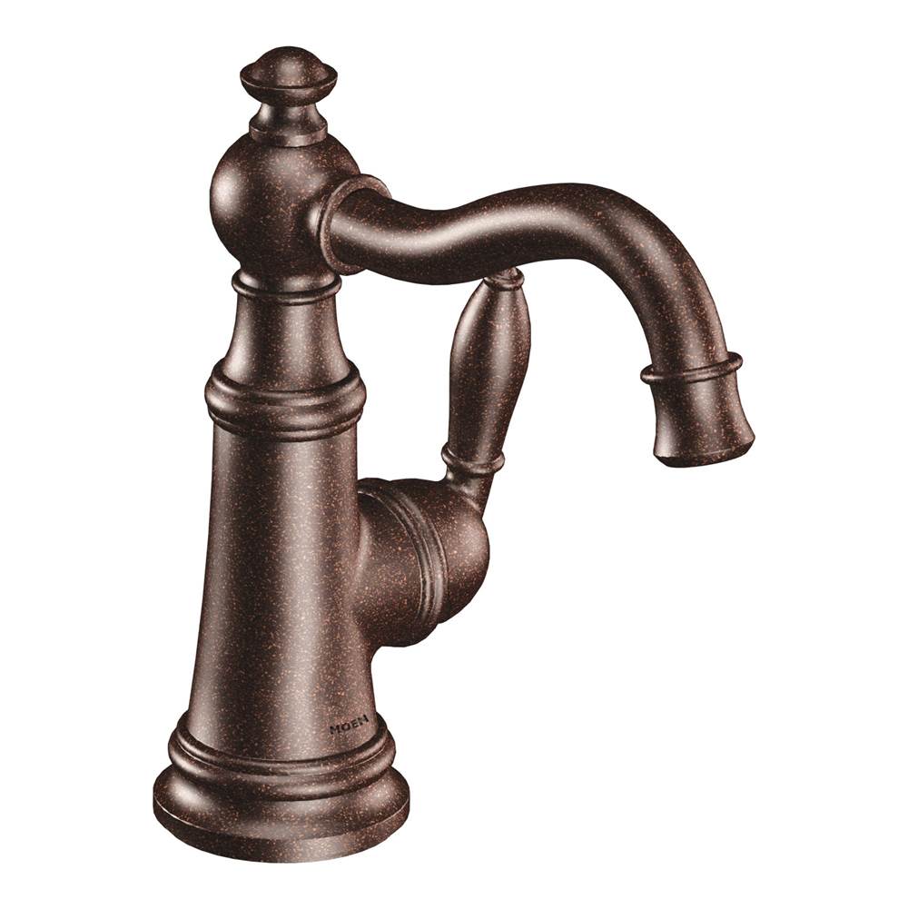 Moen Canada Weymouth Oil Rubbed Bronze One-Handle High Arc Bathroom Faucet