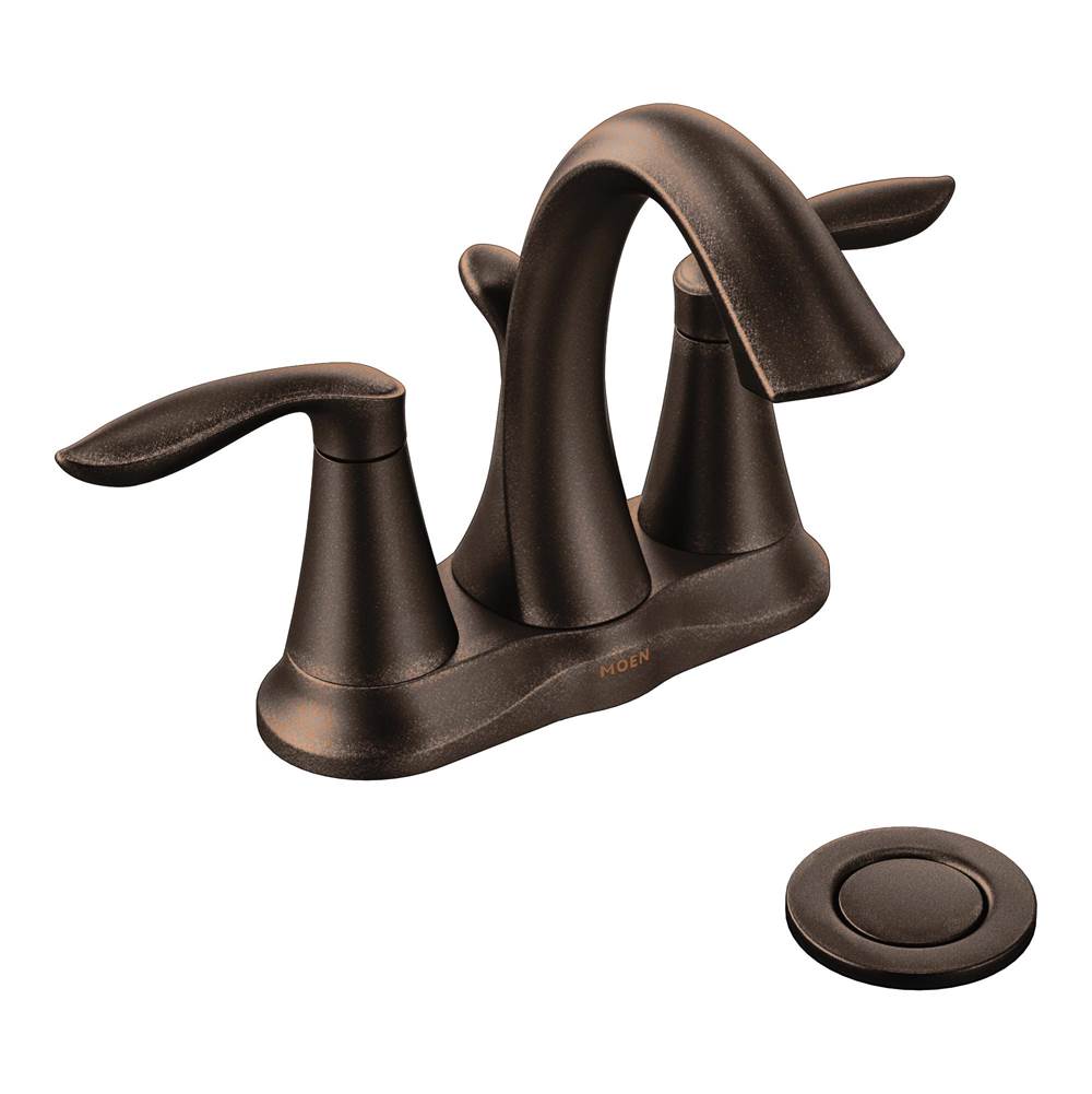 Moen Canada Eva Oil Rubbed Bronze Two-Handle High Arc Bathroom Faucet
