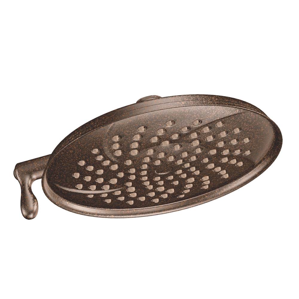 Moen Canada Isabel Oil Rubbed Bronze Two-Function 9'' Diameter Spray Head Eco-Performance Showerhead