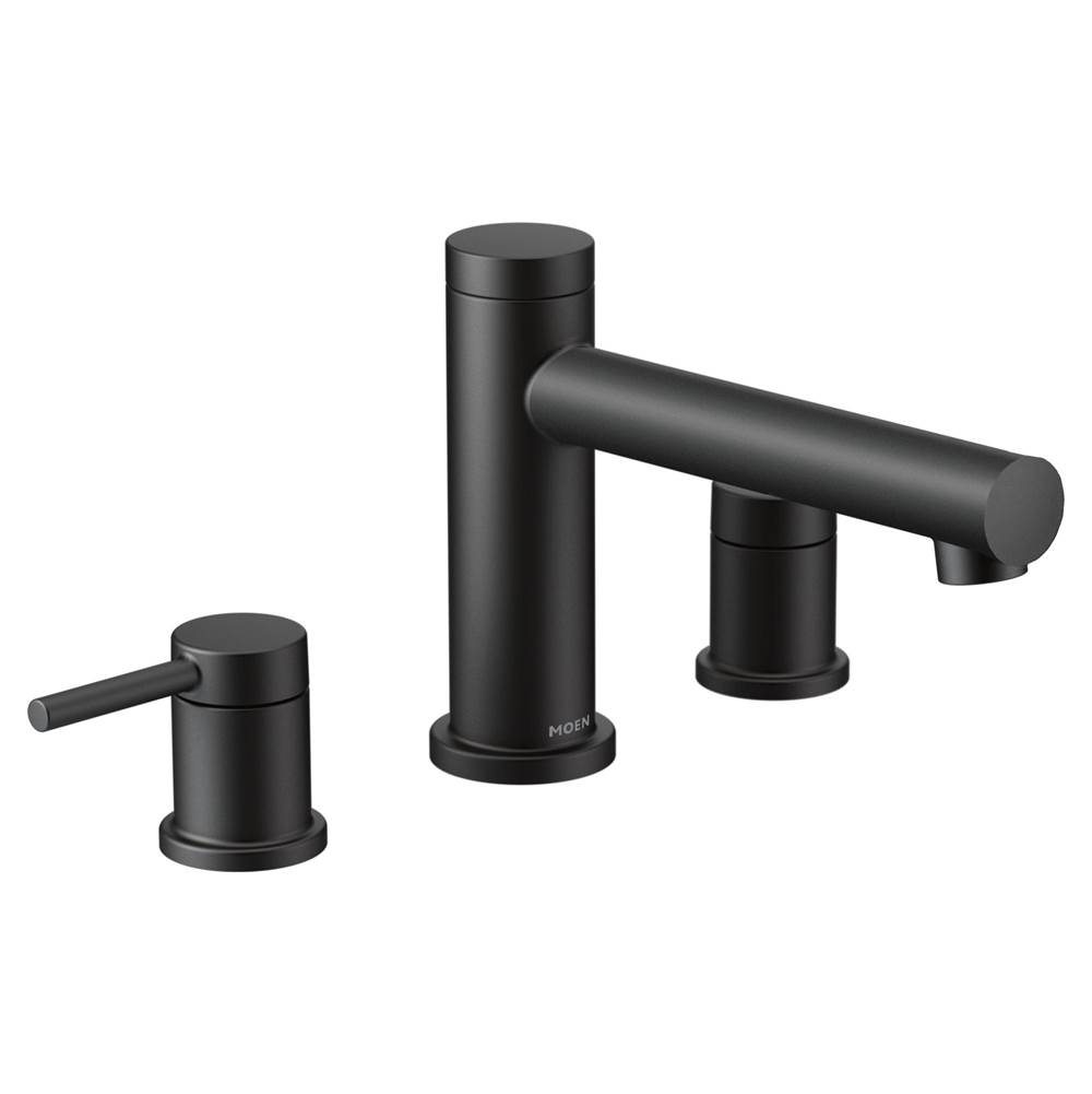 Moen Canada Align Matte Black Two-Handle Non Diverter Roman Tub Faucet