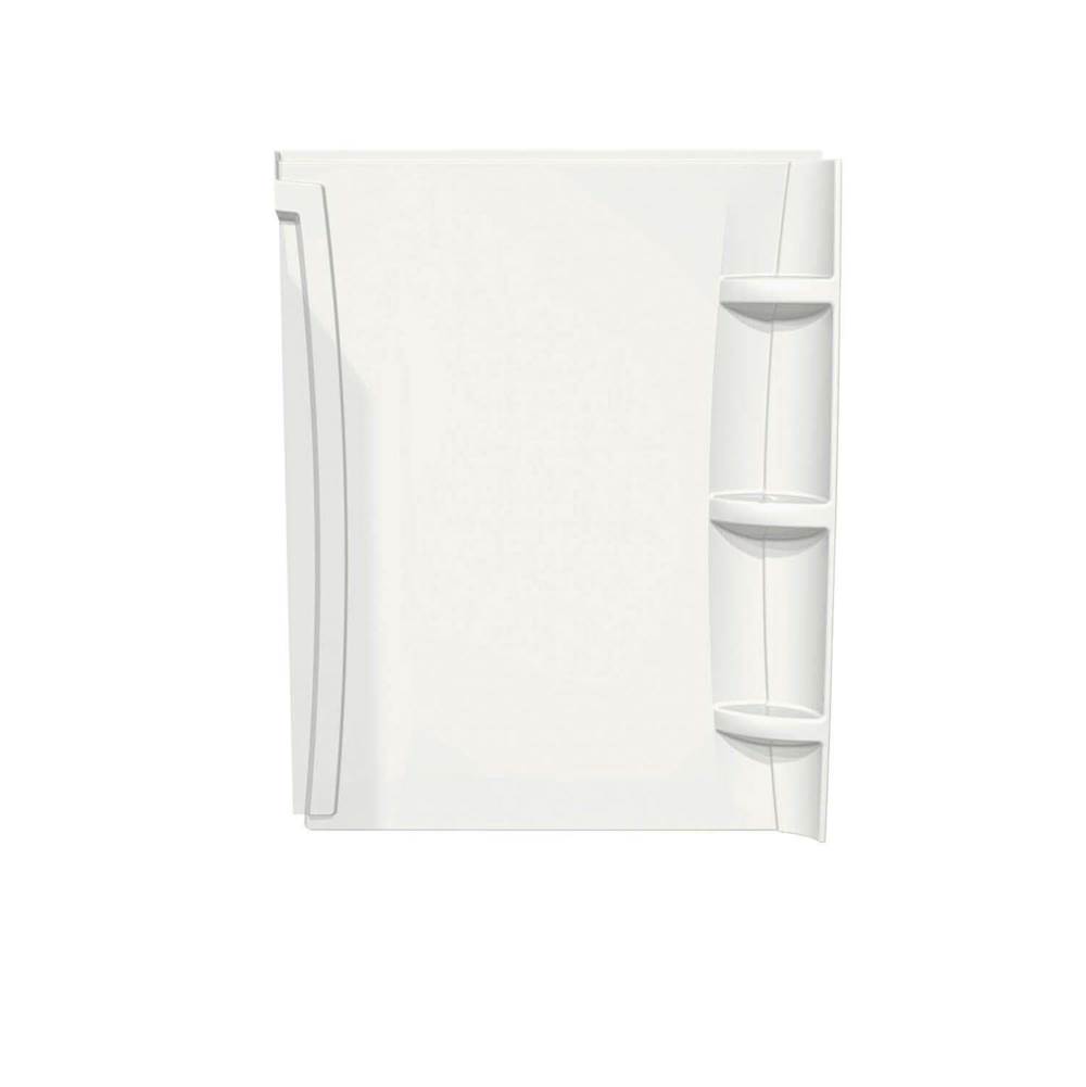 Maax Canada 48 in. x 1.5 in. x 72 in. Direct to Stud Back Wall in White