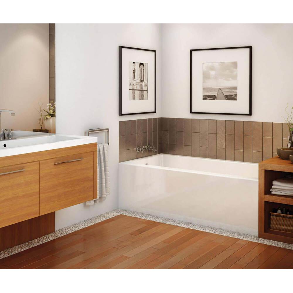 Maax Canada Rubix AFR 59.75 in. x 32 in. Alcove Bathtub with Left Drain in White