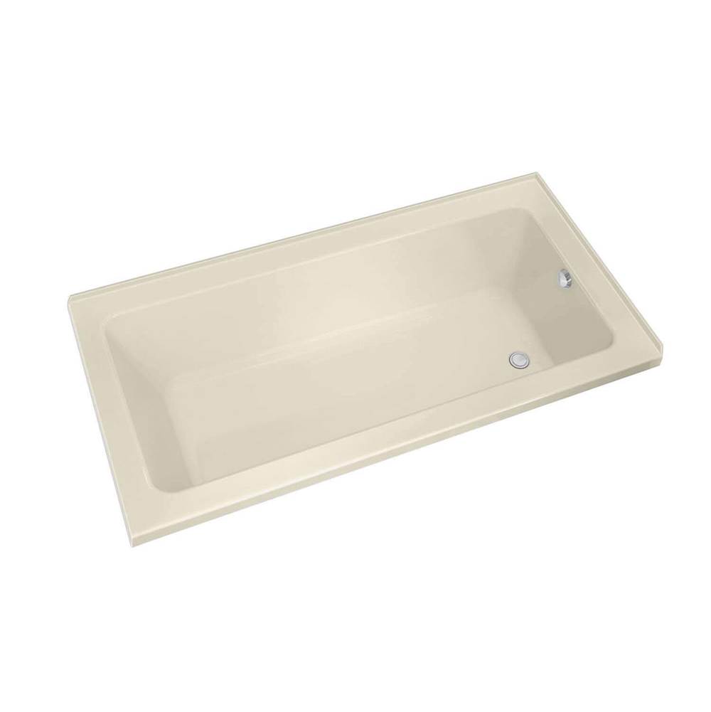 Maax Canada Pose IF 65.75 in. x 31.625 in. Corner Bathtub with Combined Whirlpool/Aeroeffect System Left Drain in Bone