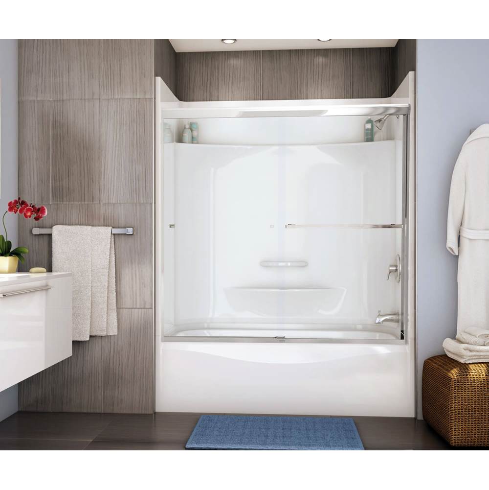 Maax Canada TOF-3260 59.75 in. x 33 in. Alcove Bathtub with Left Drain in White