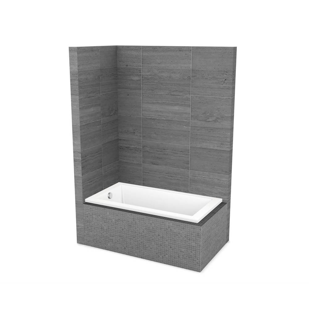 Maax Canada ModulR IF Corner left (without armrests) 59.625 in. x 31.875 in. Corner Bathtub with Left Drain in White