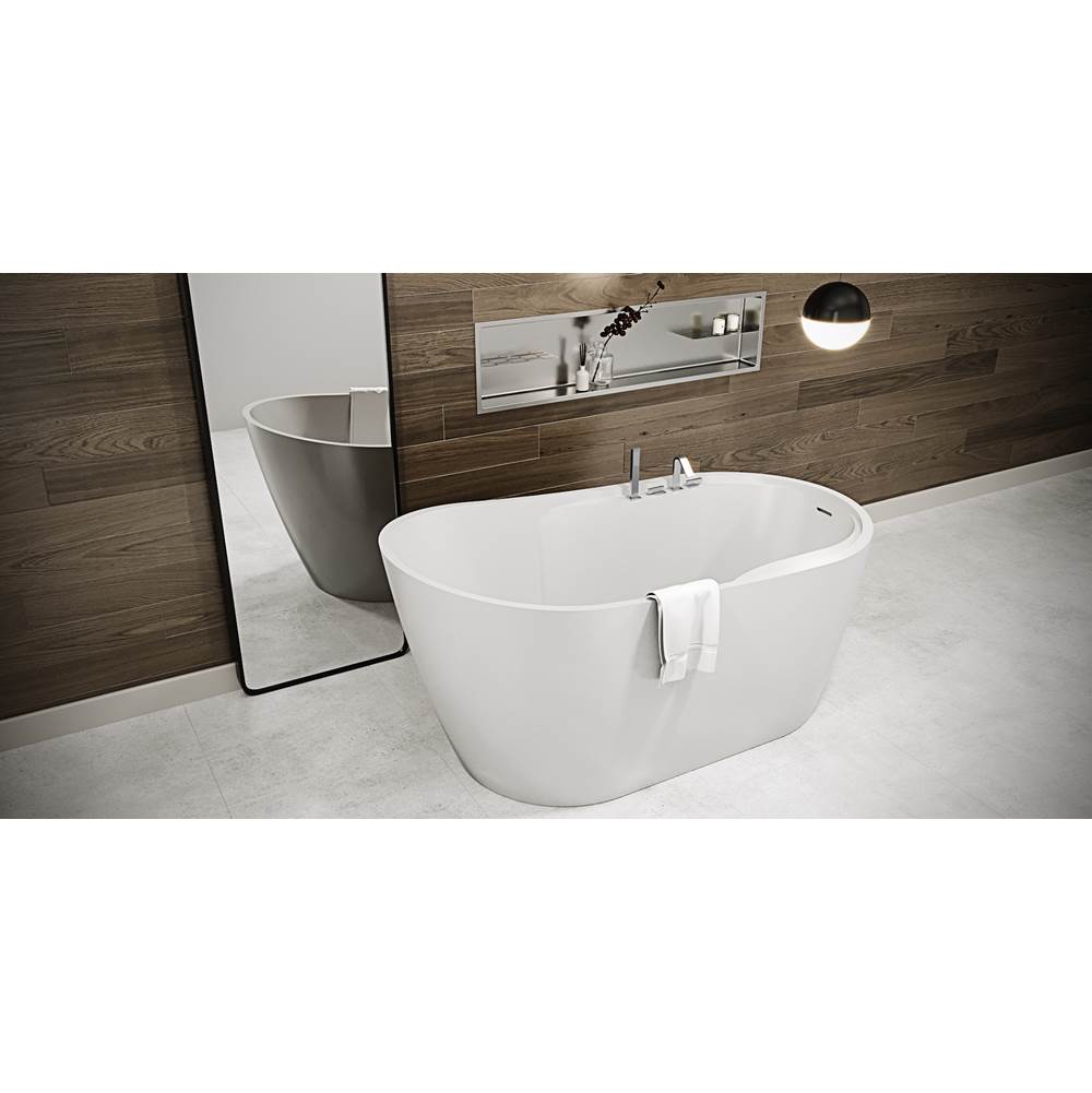 Nautika RONALDO60 Bath, White, Freestanding, 66''