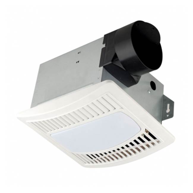 Nautika Bathroom Ceiling Exhaust Fan with Integrated Light
