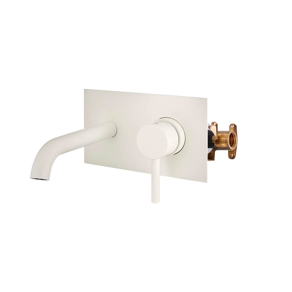 Palazzani DIGIT COLOR - Complete concealed single lever mixer for washbasin. (MATT WHITE)