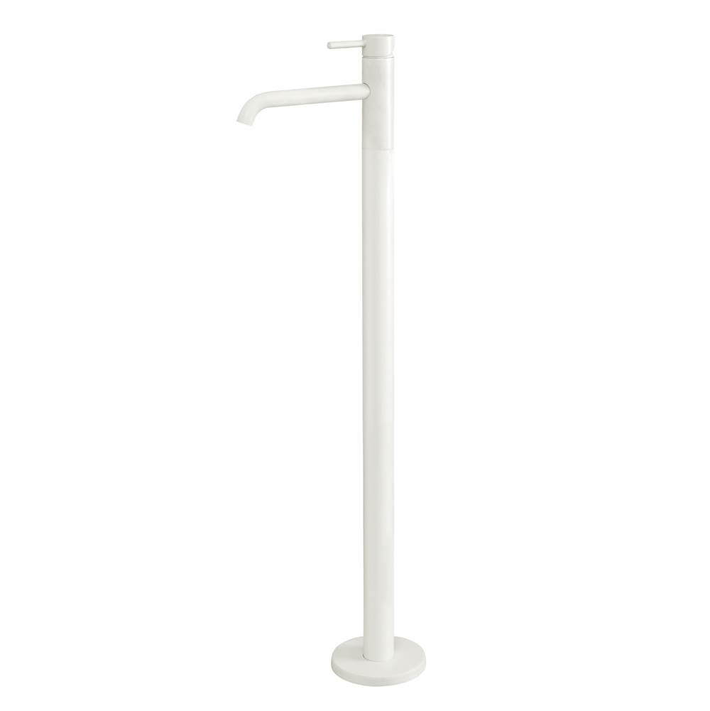 Palazzani Complete floor standing single lever mixer for washbasin Special order MATT WHITE