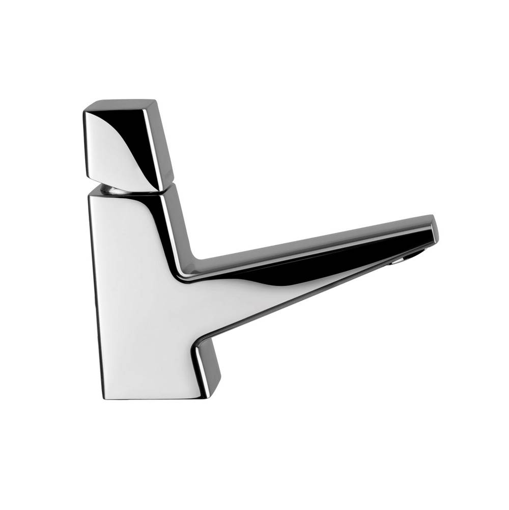 Palazzani CLICK - Single lever lavatory faucet with Click-Clack waste 1.25'' with tail piece (Chrome).