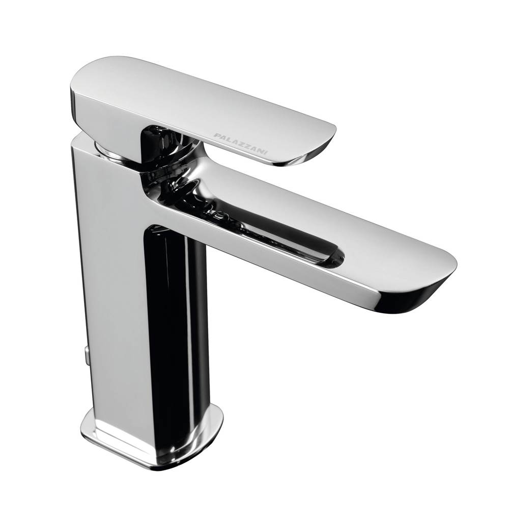 Palazzani MIS - Single lever lavatory faucet with click-clack 1.25'' and tail piece  (Chrome).