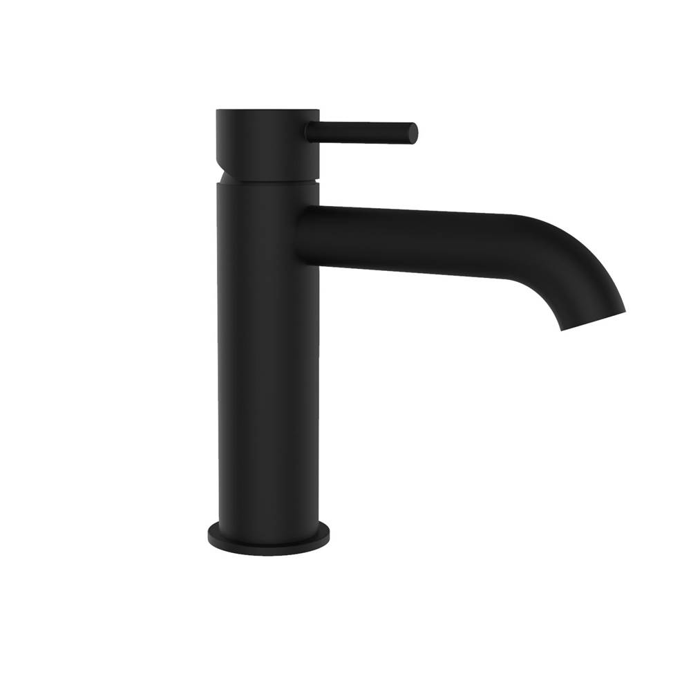 Palazzani DIGIT COLOR - Single lever lavatory faucet with Click-Clack 1.25'' -MATT BLACK  Special Order 