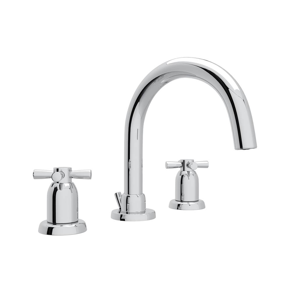 Perrin & Rowe Holborn™ Widespread Lavatory Faucet With C-Spout