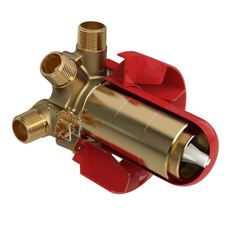 Riobel Pro 3-way Type T/P (thermostatic/pressure balance) coaxial valve rough Without cartridge