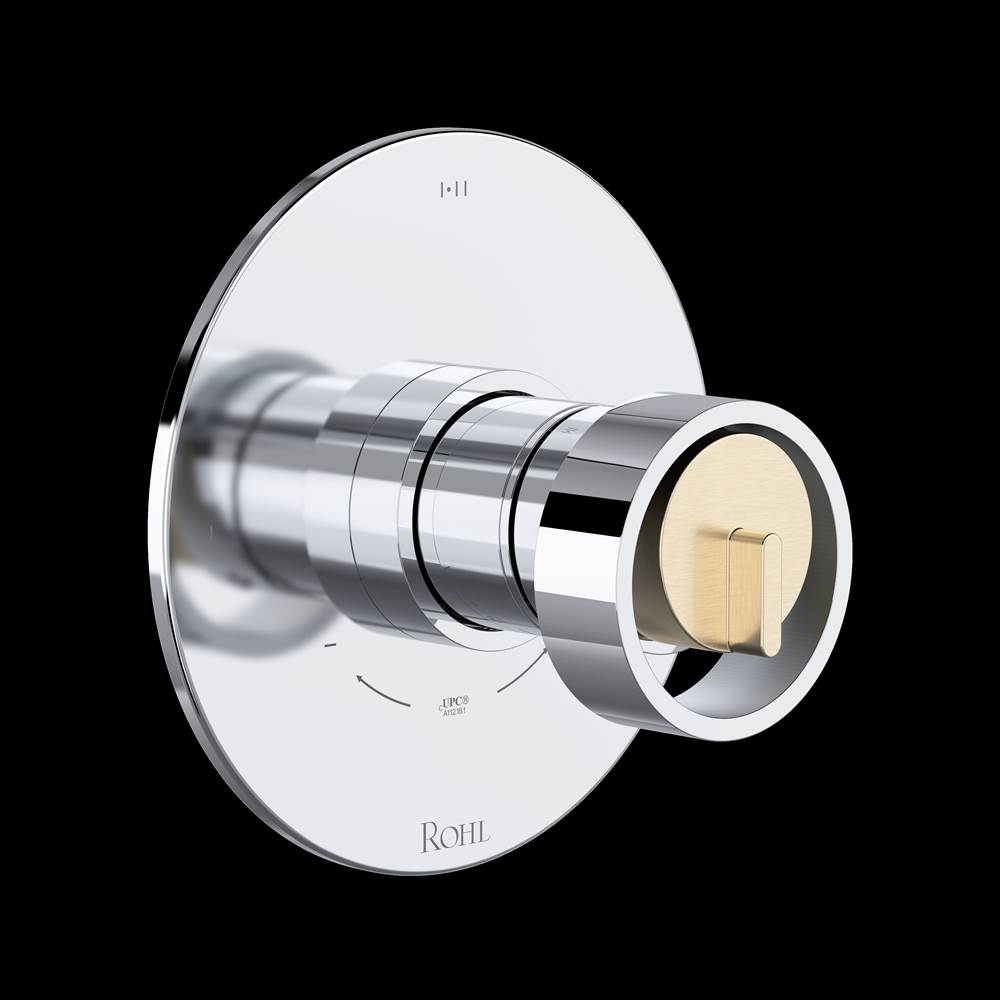 Rohl Canada Eclissi™ 2-way Type T/P (thermostatic/pressure balance) coaxial patented trim