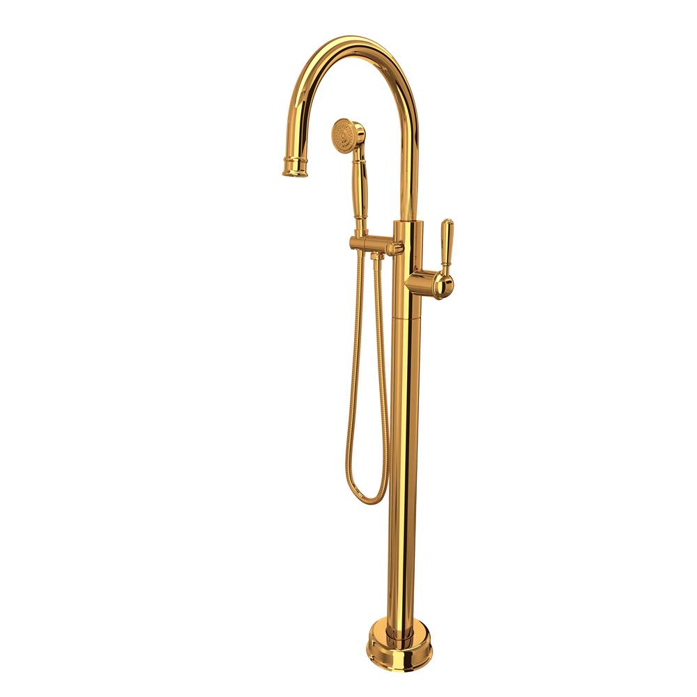 Rohl Canada Traditional Single Hole Floor-mount Tub Filler Trim