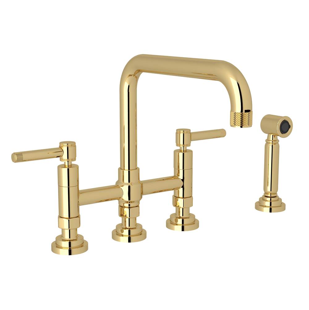 Rohl Canada Campo™ Bridge Kitchen Faucet With Side Spray
