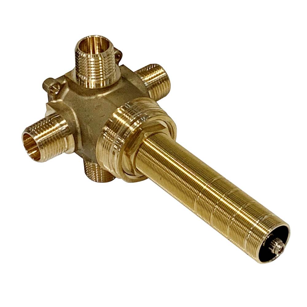 Rohl Canada 4-Port, 3-Way Dedicated Diverter Rough-In Valve