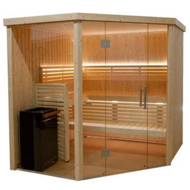 ThermaSol 6 Person Indoor Corner Sauna