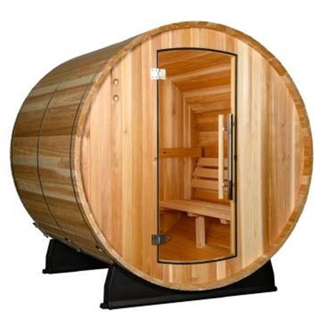 ThermaSol 4 Person Outdoor Barrel Sauna